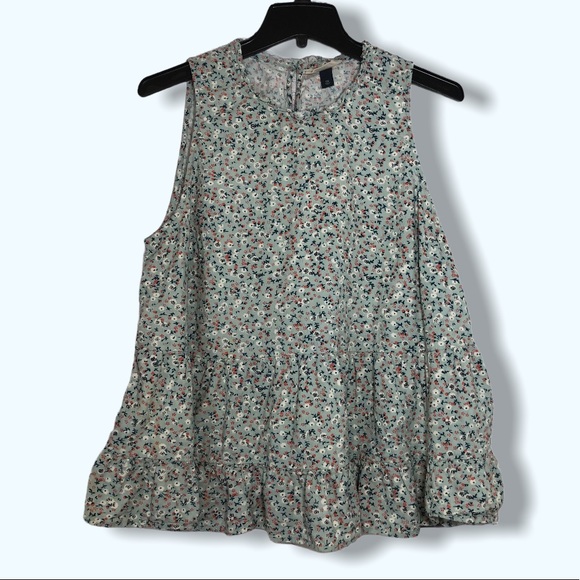 Universal Thread Tops - Universal Thread Floral Tiered Tank Top Sz XXL